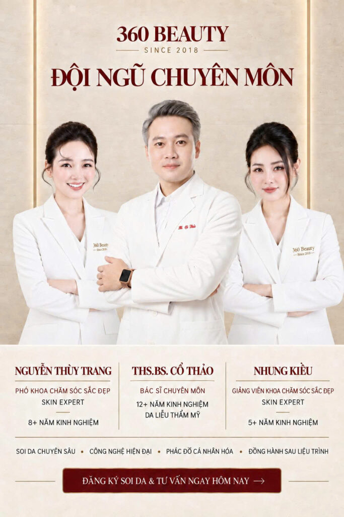FLEXING ĐỘI NGŨ CHUYÊN MÔN TẠI 360 BEAUTY ACADEMY